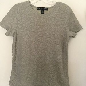 Textured Short Sleeve Top Josephine Chaus Petite